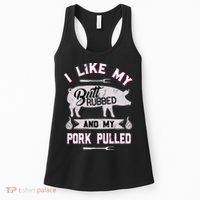 Funny BBQ Grilling Quote Pig Pulled Pork Women's Tank Top thumb 0