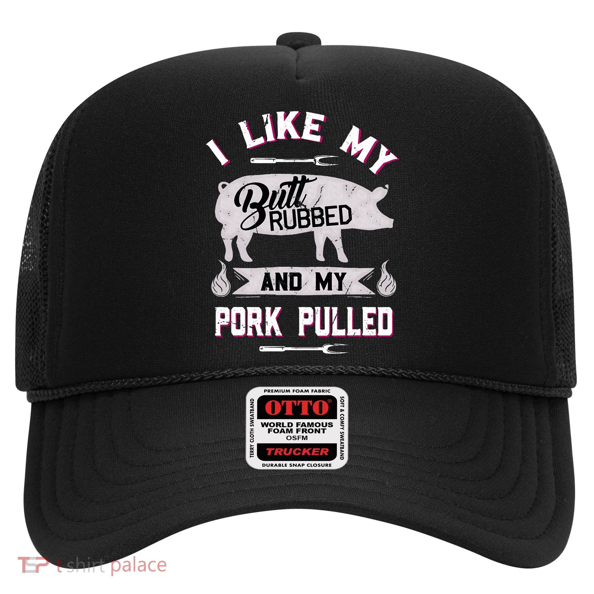 Funny BBQ Grilling Quote Pig Pulled Pork Hat