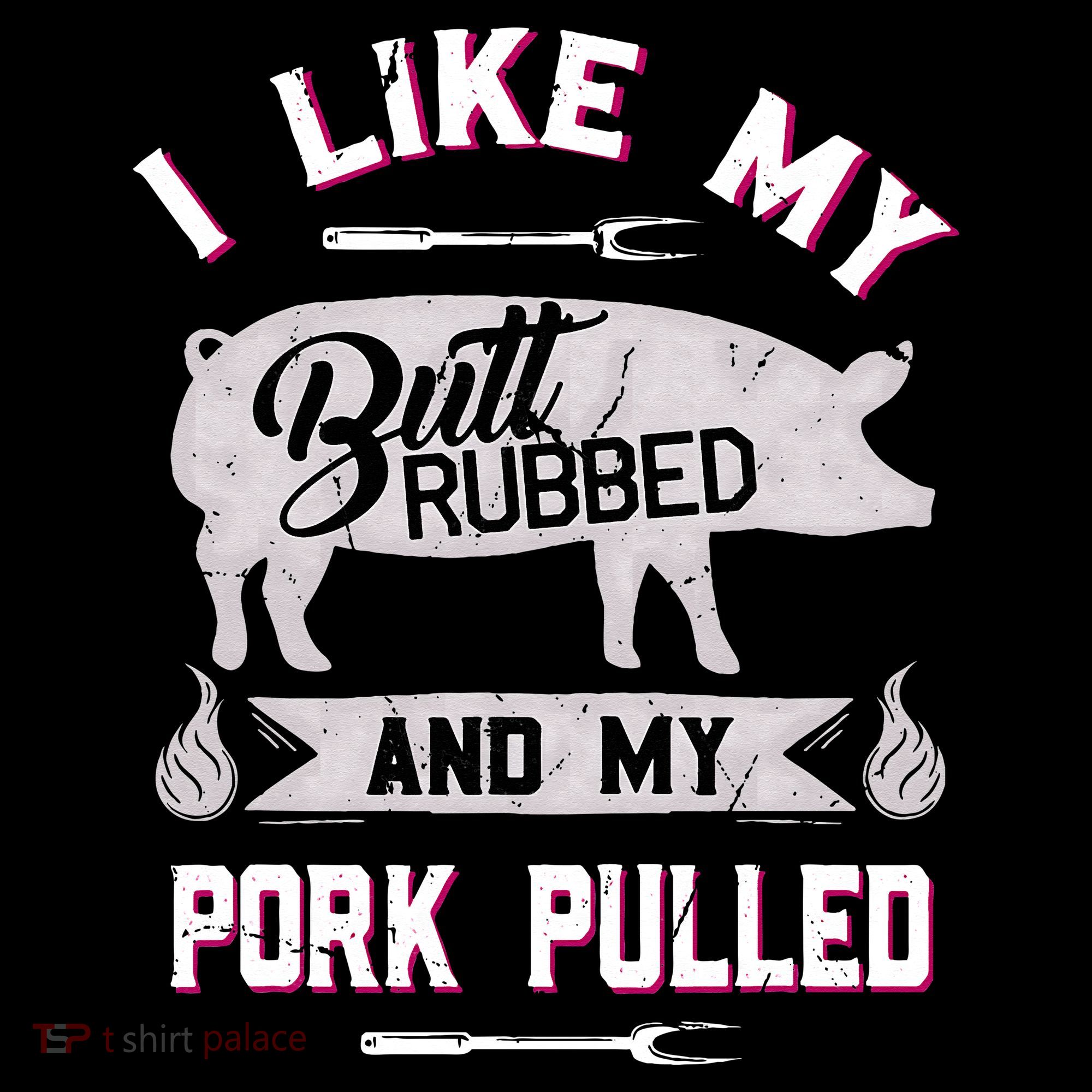 Funny BBQ Grilling Quote Pig Pulled Pork Women's Long Sleeve Shirt