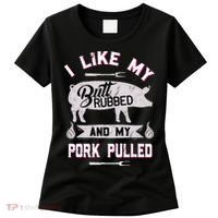 Funny BBQ Grilling Quote Pig Pulled Pork Women's T-Shirt thumb 0