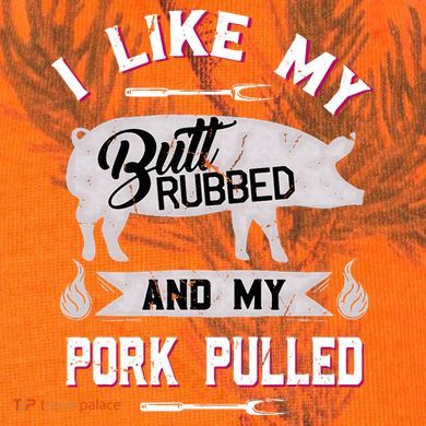 Funny BBQ Grilling Quote Pig Pulled Pork Kati Licensed 12" Camo Cuffed Beanie