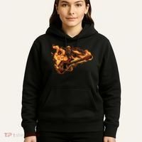 Fire Bass Guitar Rock Musician Hoodie thumb 5
