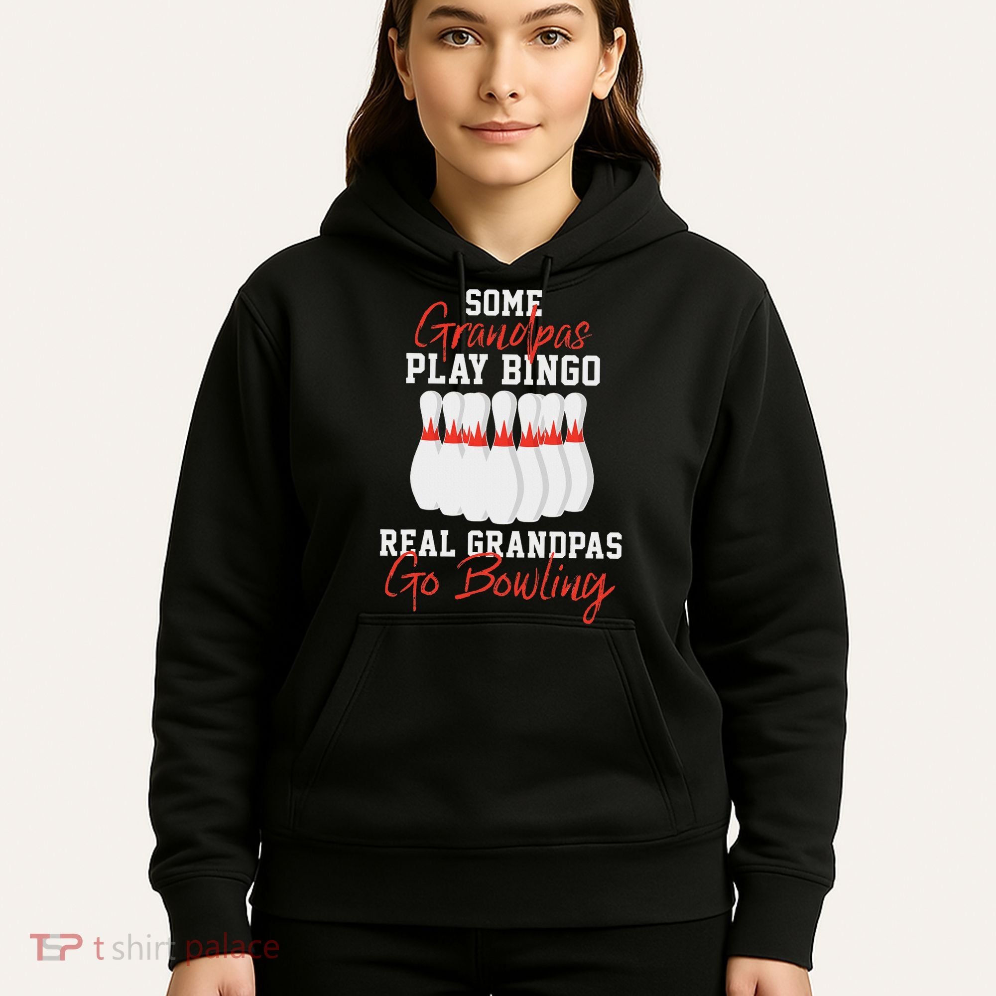 Funny Bowling Gift For Grandpa Or Dad Hoodie