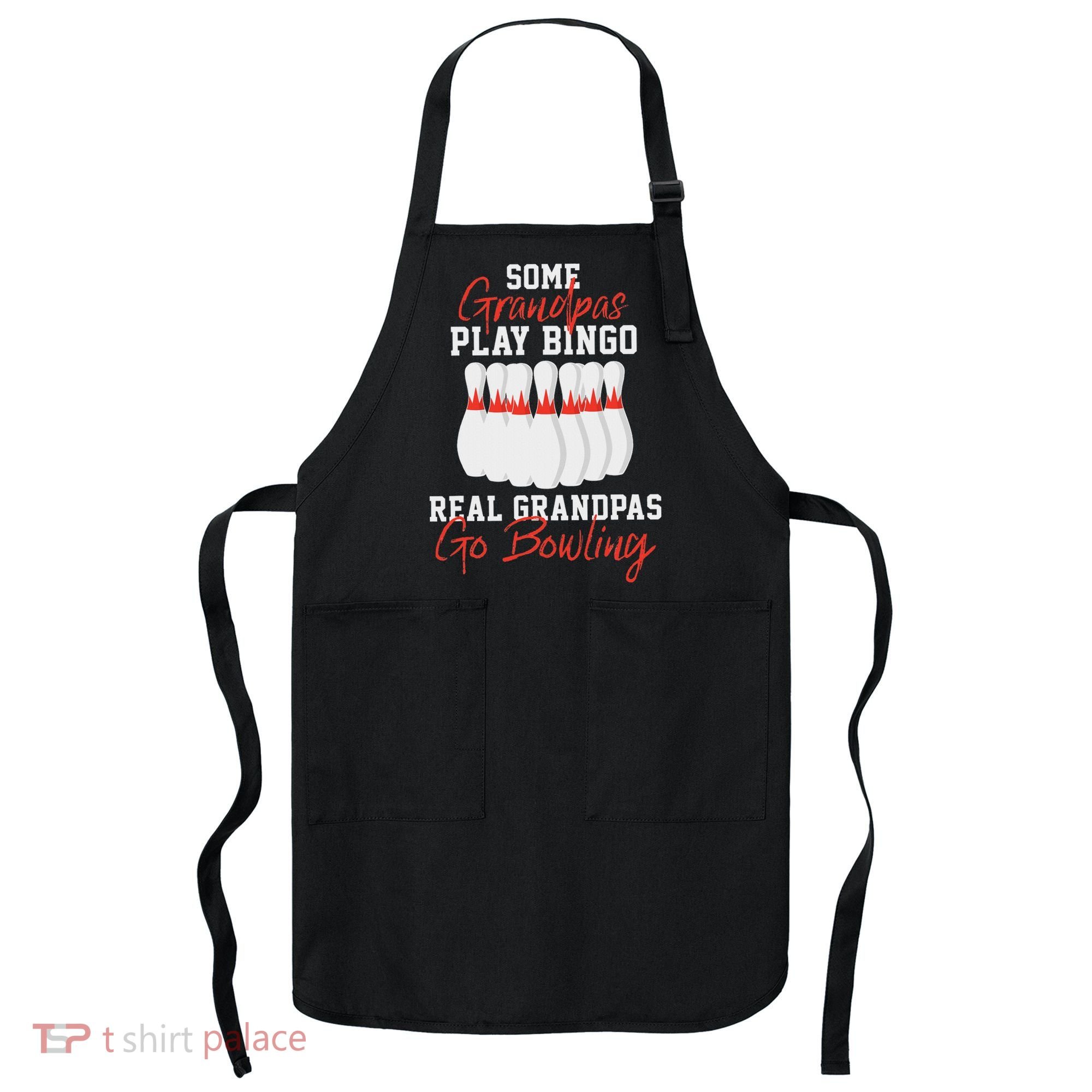 Funny Bowling Gift For Grandpa Or Dad Apron