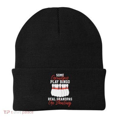 Funny Bowling Gift For Grandpa Or Dad Beanie