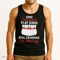 Funny Bowling Gift For Grandpa Or Dad Tank Top thumb 3