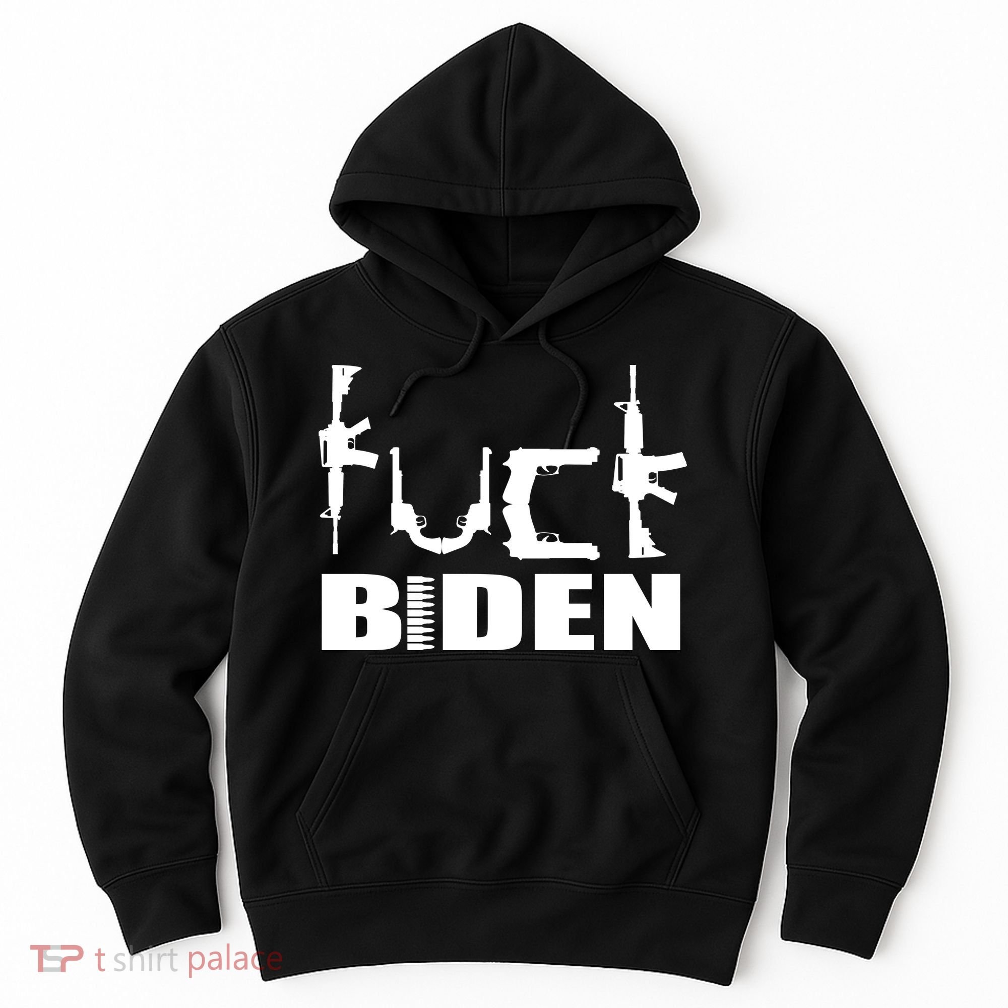 F*ck Biden Guns Logo Hoodie