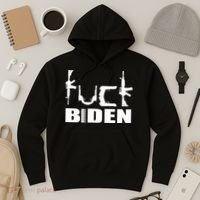 F*ck Biden Guns Logo Hoodie thumb 3