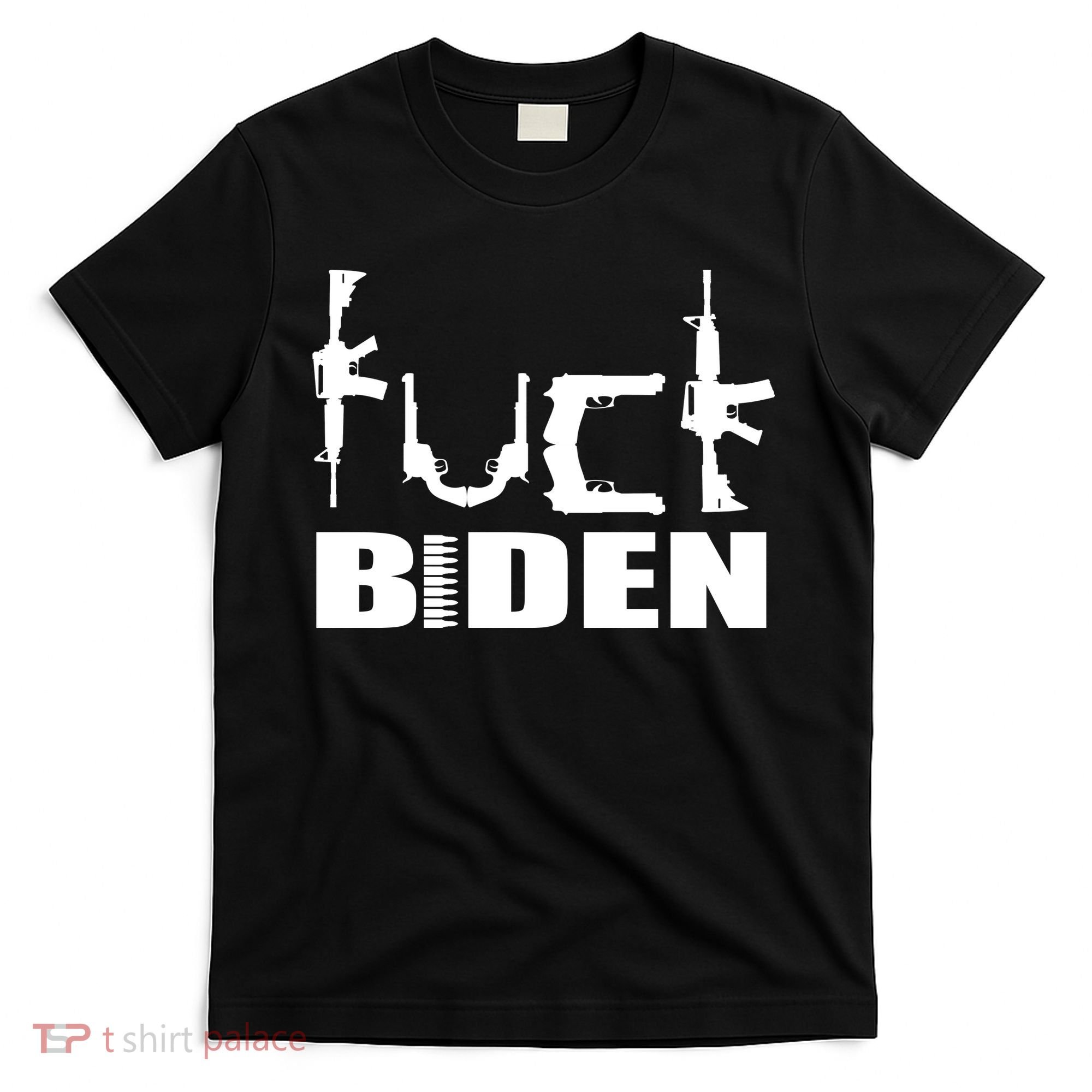 F*ck Biden Guns Logo T-Shirt