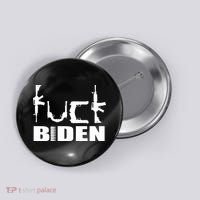 F*ck Biden Guns Logo Button thumb 0