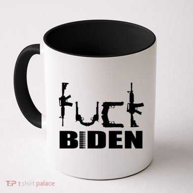 F*ck Biden Guns Logo Coffee Mug