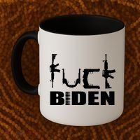 F*ck Biden Guns Logo Coffee Mug thumb 2