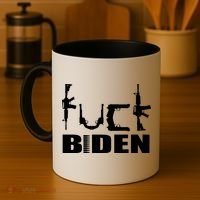 F*ck Biden Guns Logo Coffee Mug thumb 4