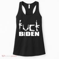 F*ck Biden Guns Logo Women's Tank Top thumb 0