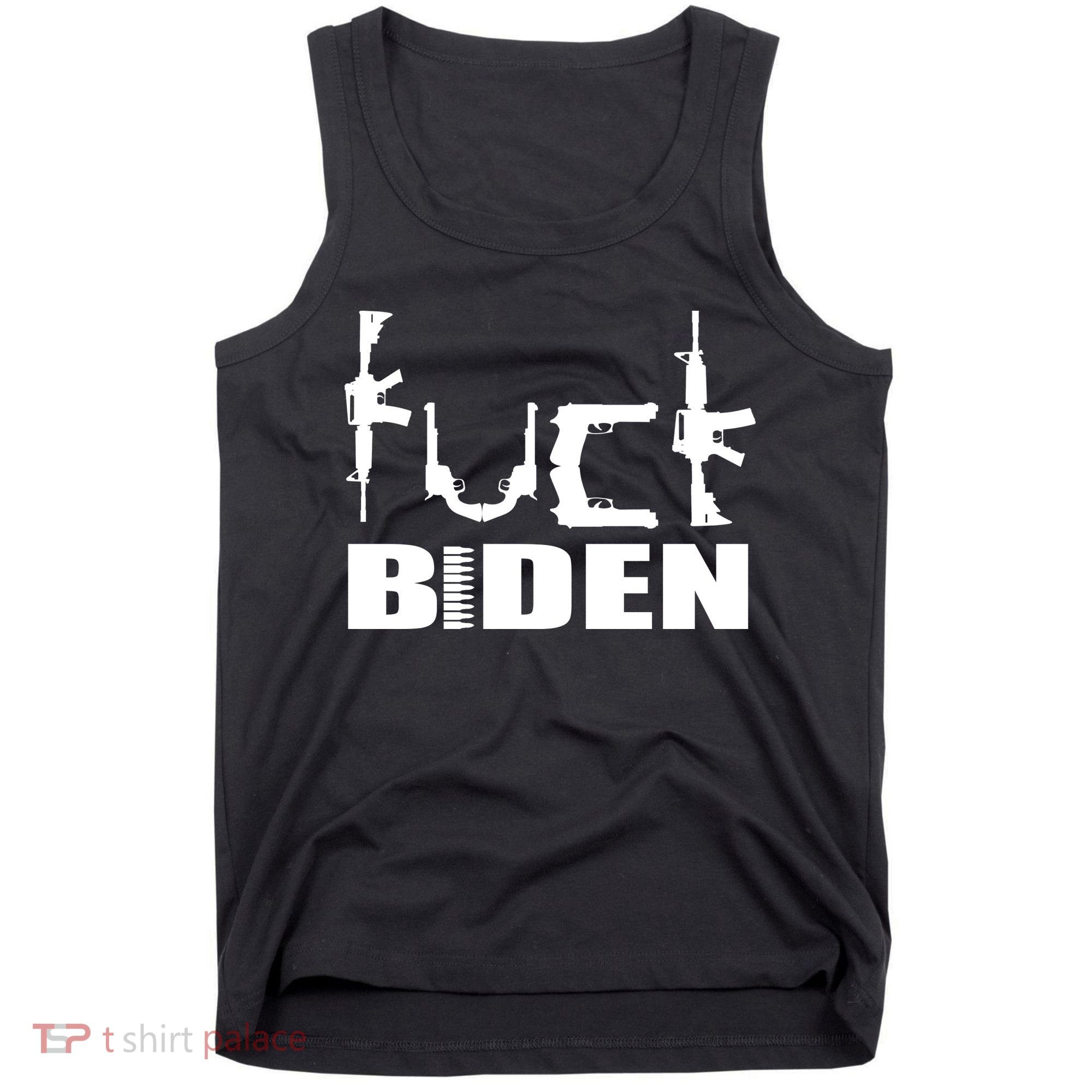 F*ck Biden Guns Logo Tank Top