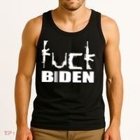 F*ck Biden Guns Logo Tank Top thumb 3