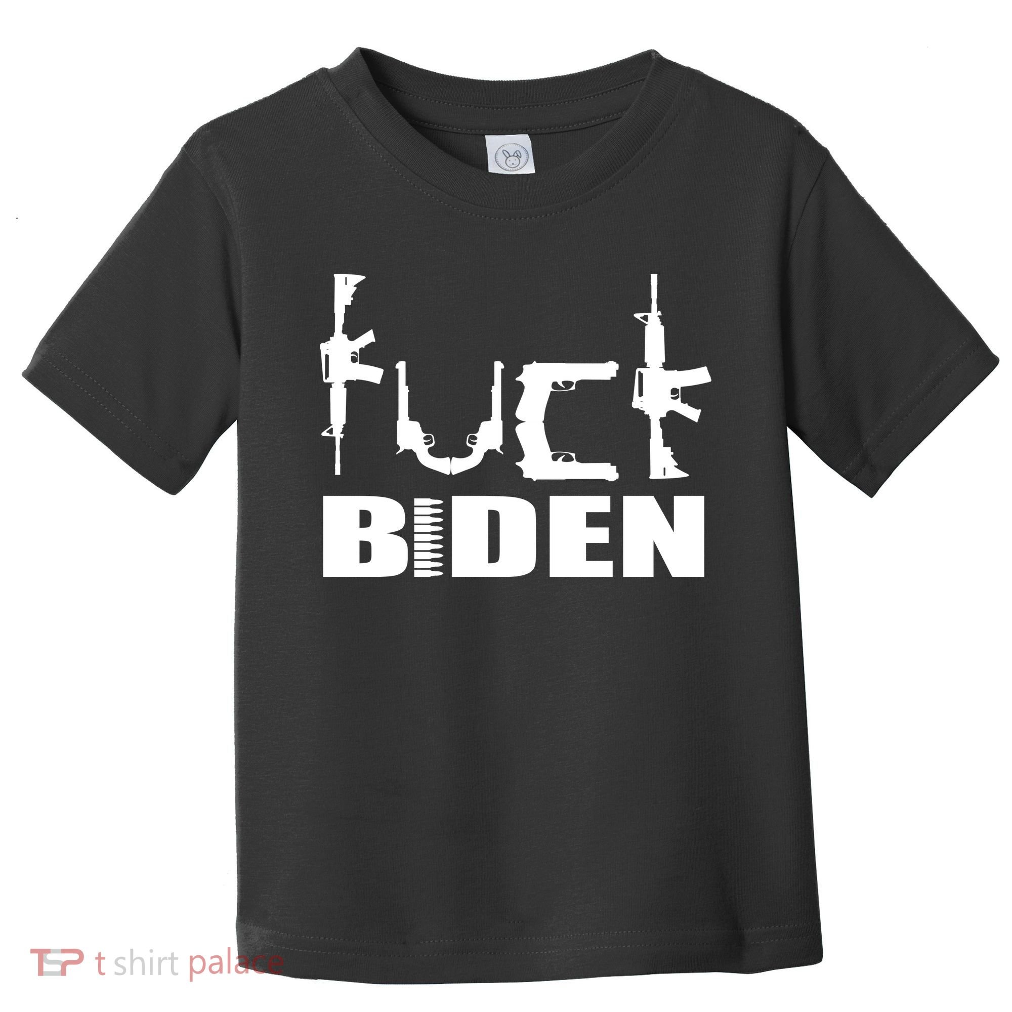 F*ck Biden Guns Logo Toddler T-Shirt
