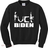 F*ck Biden Guns Logo Kids Sweatshirt thumb 0