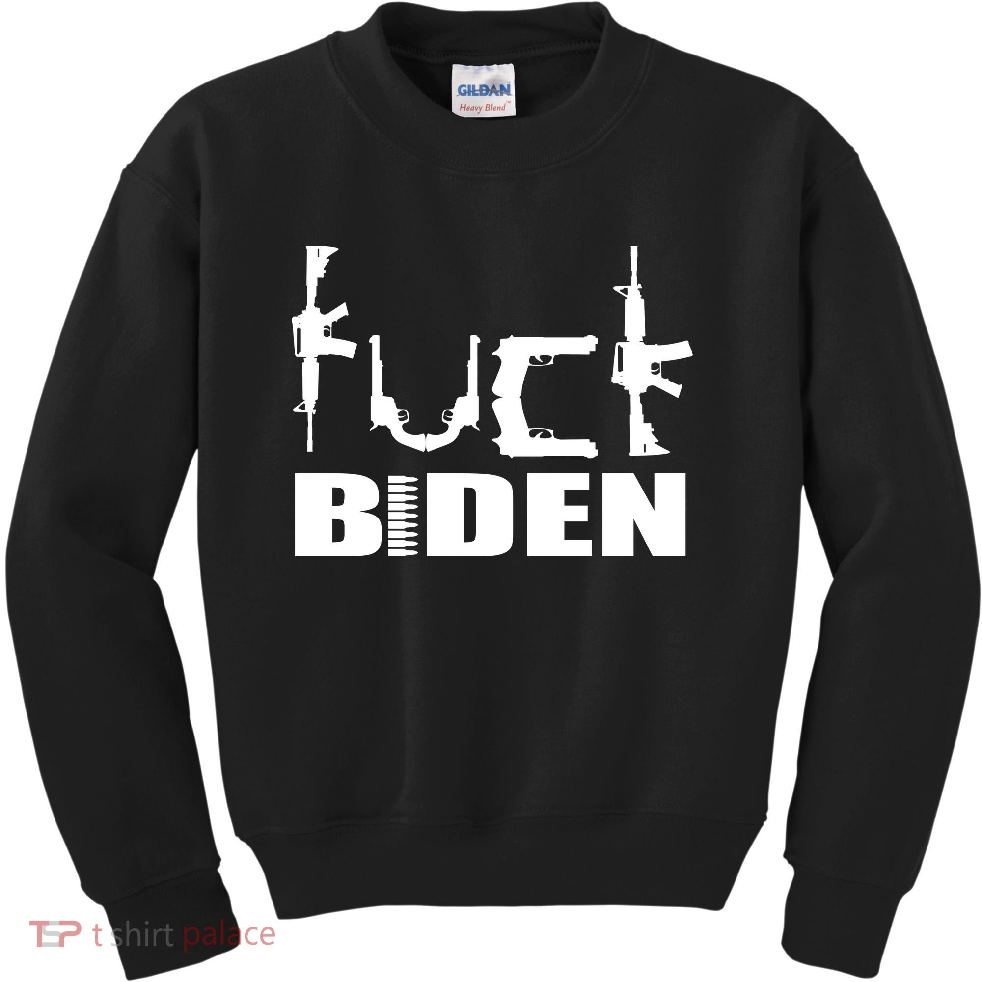 F*ck Biden Guns Logo Kids Sweatshirt