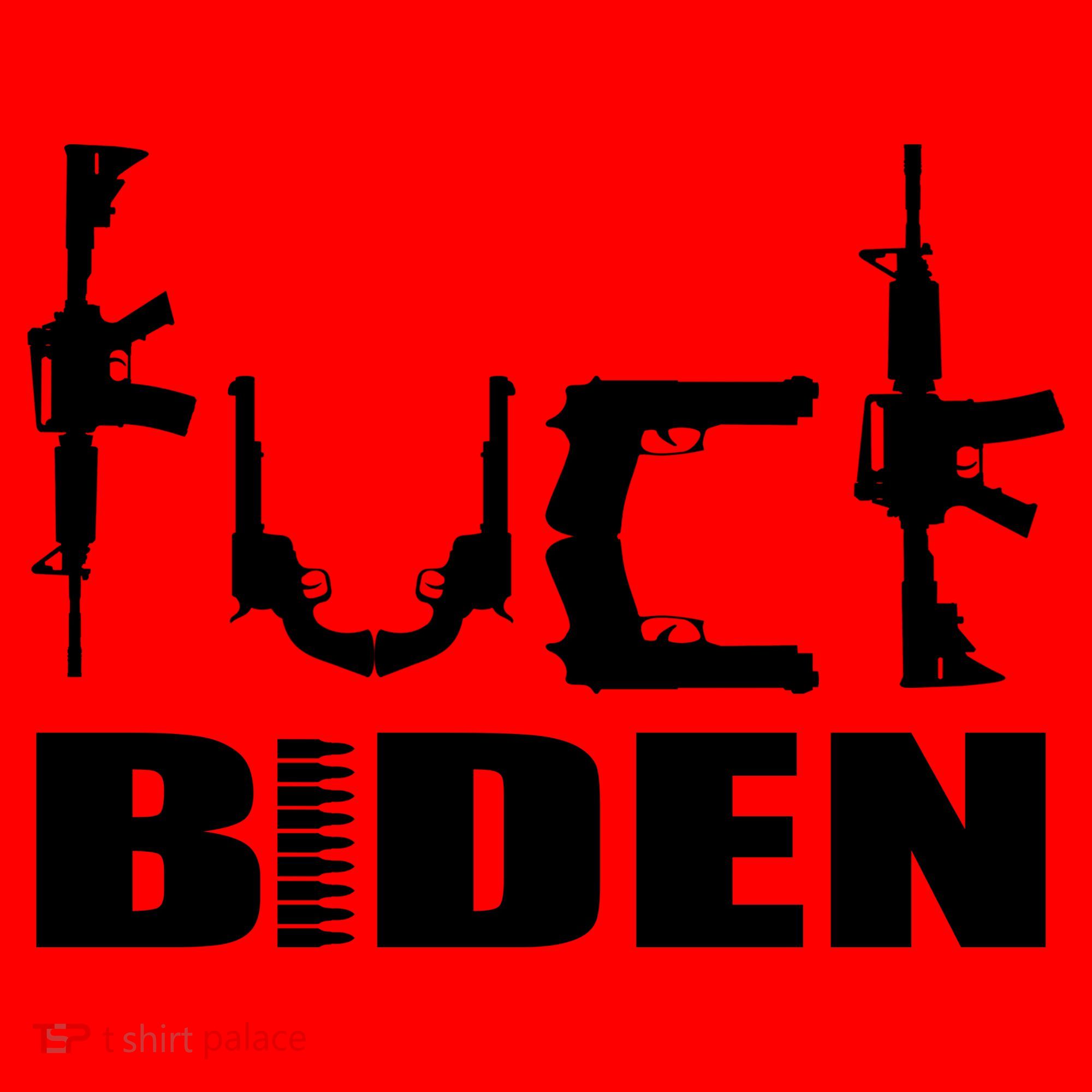 F*ck Biden Guns Logo Santa Hat
