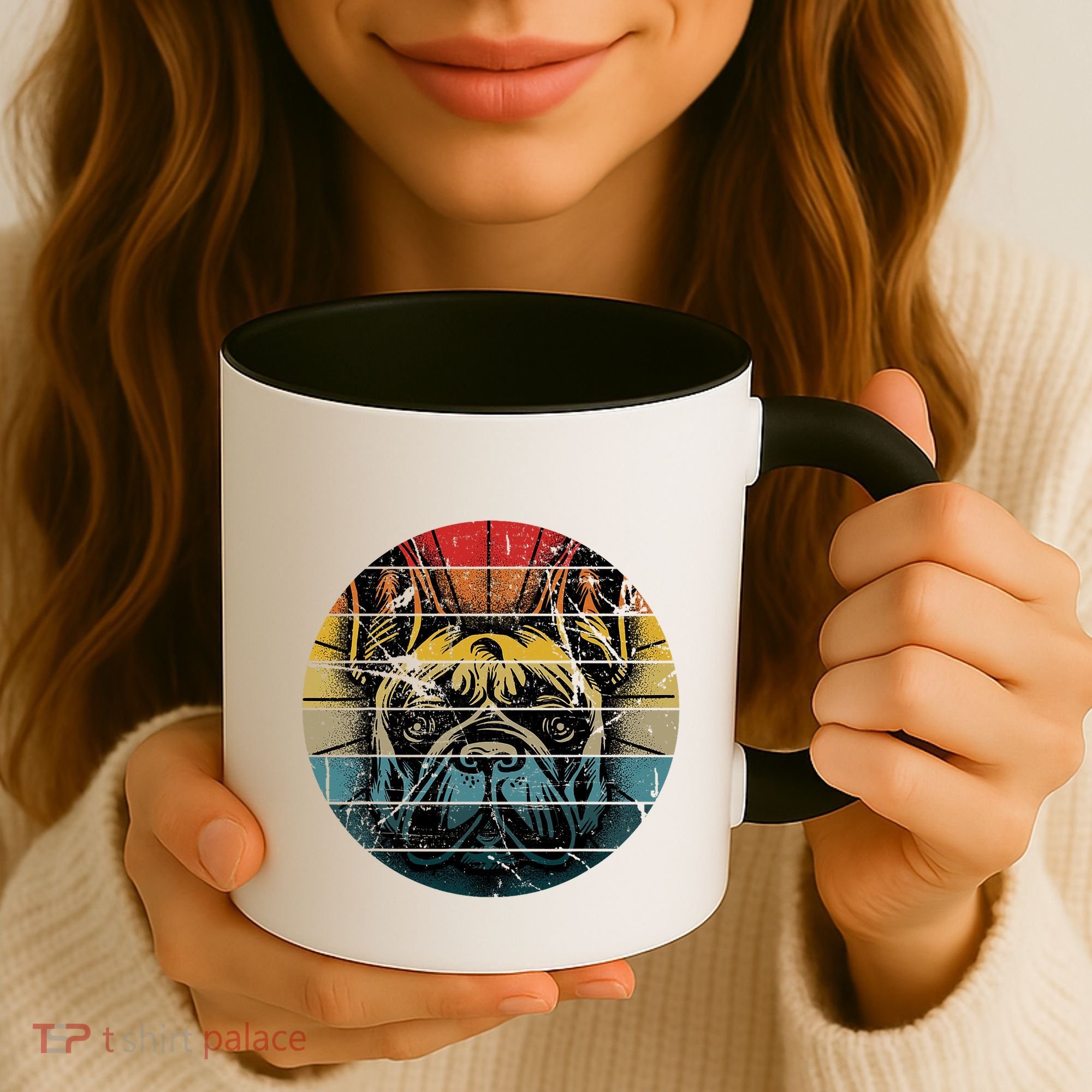 French Bulldog Gift Frenchie Dog Lover Dogfather Coffee Mug