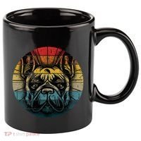 French Bulldog Gift Frenchie Dog Lover Dogfather 11oz C Handle Ceramic Mug thumb 0