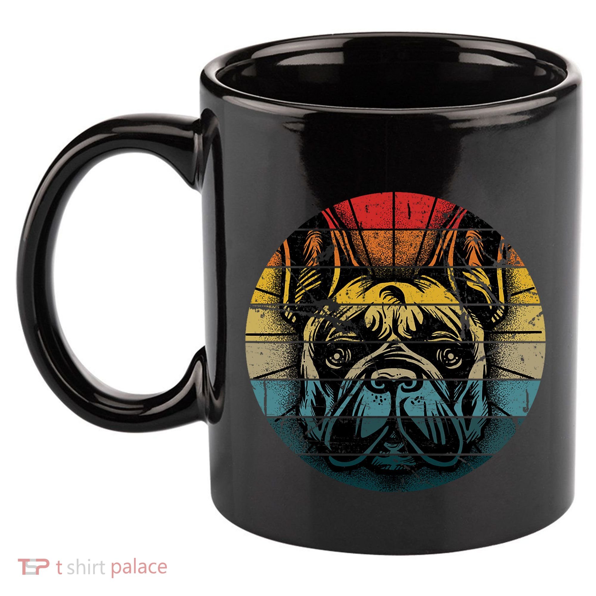French Bulldog Gift Frenchie Dog Lover Dogfather 11oz C Handle Ceramic Mug
