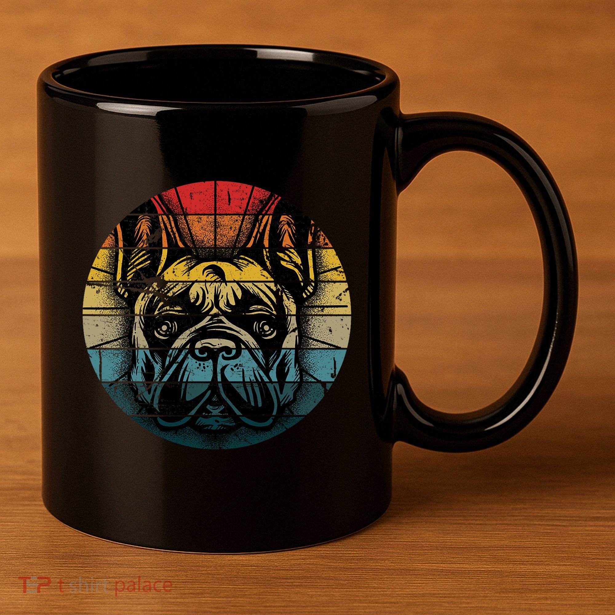 French Bulldog Gift Frenchie Dog Lover Dogfather 11oz C Handle Ceramic Mug