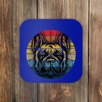 French Bulldog Gift Frenchie Dog Lover Dogfather Coaster thumb 0
