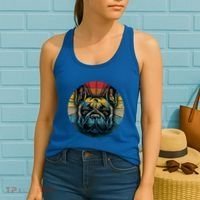 French Bulldog Gift Frenchie Dog Lover Dogfather Women's Tank Top thumb 2