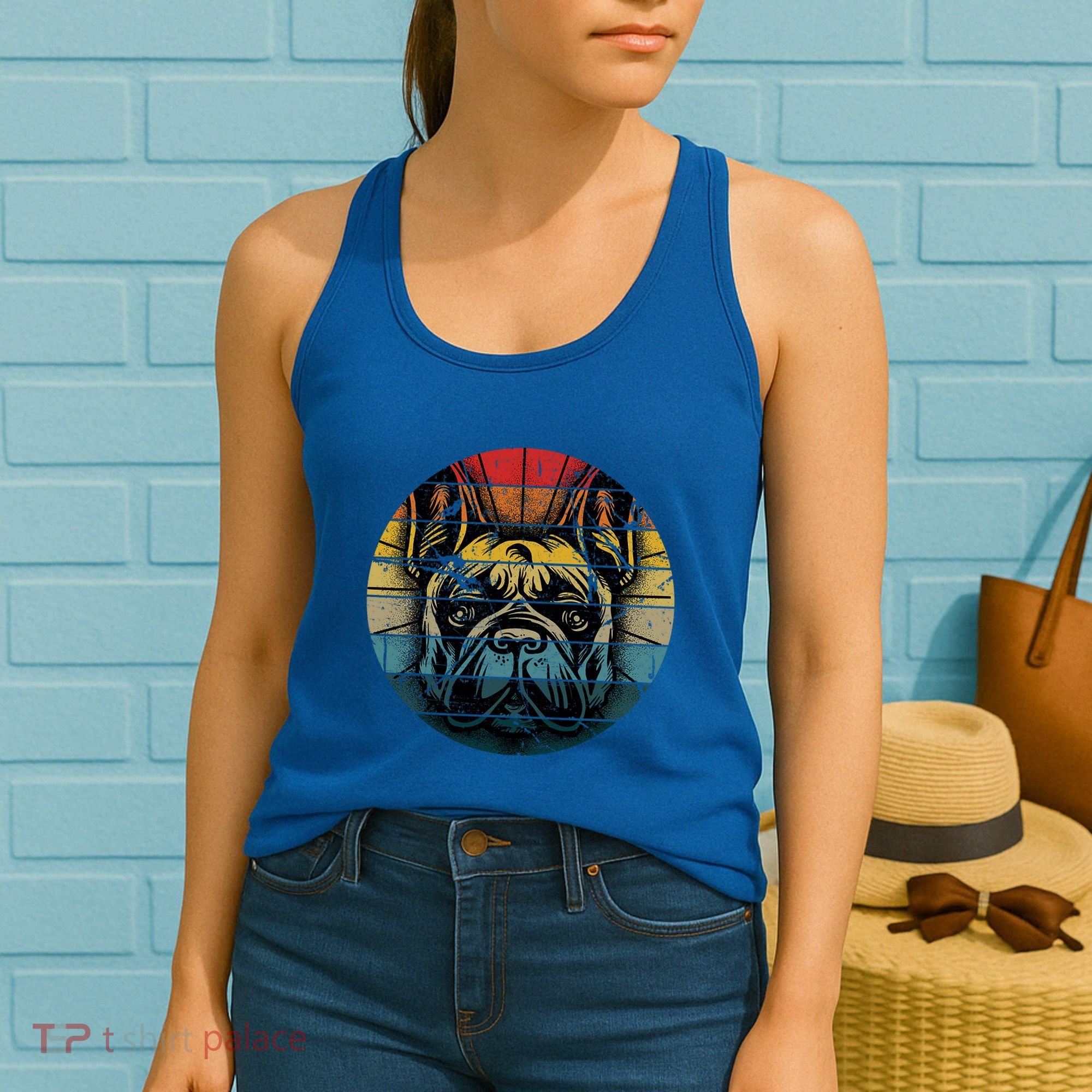 French Bulldog Gift Frenchie Dog Lover Dogfather Women's Tank Top