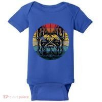French Bulldog Gift Frenchie Dog Lover Dogfather Baby Bodysuit thumb 0