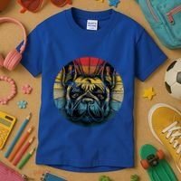 French Bulldog Gift Frenchie Dog Lover Dogfather Kids T-Shirt thumb 3