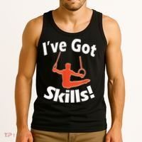Funny Boys Gymnastics I've Got Skills Gift T Tank Top thumb 3
