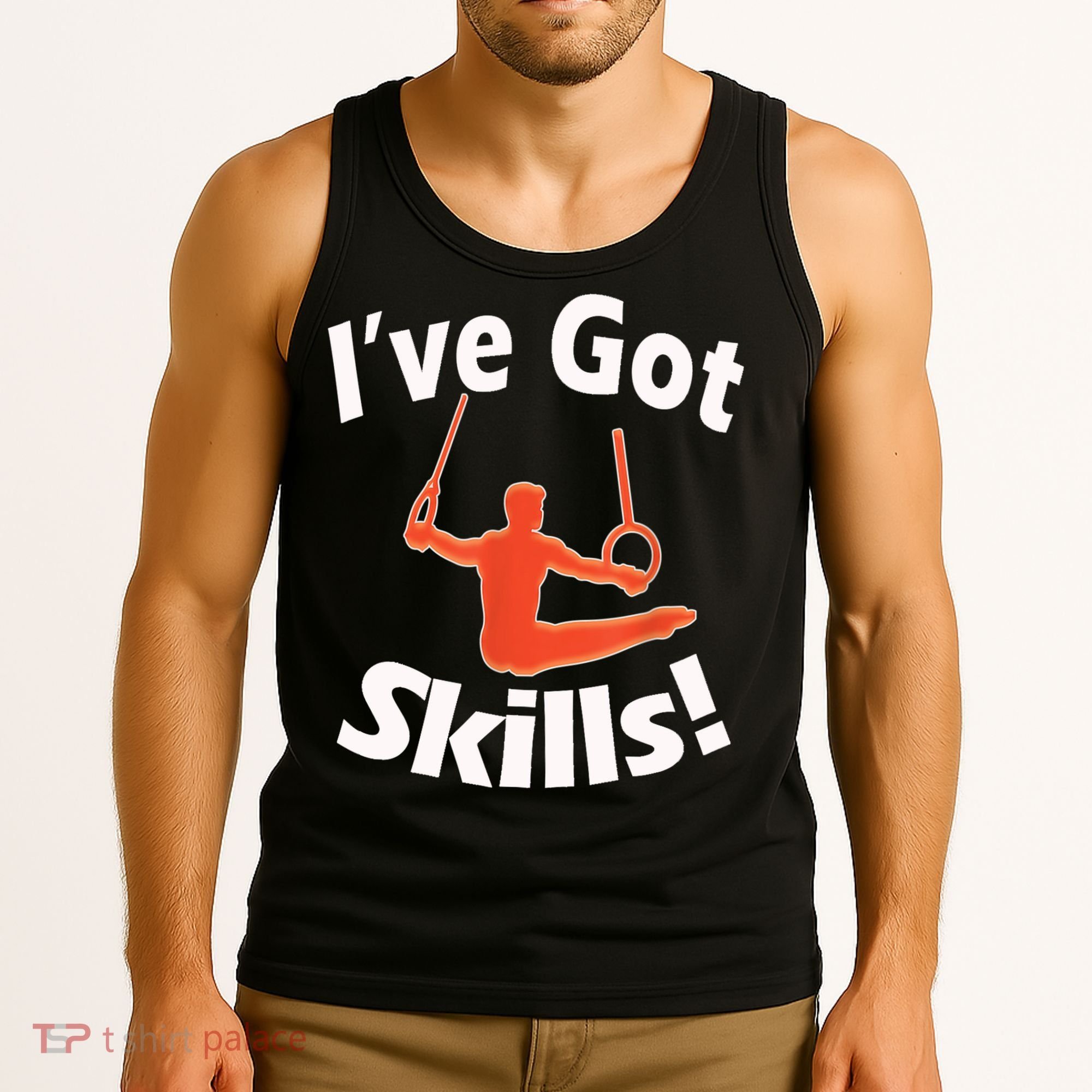 Funny Boys Gymnastics I've Got Skills Gift T Tank Top