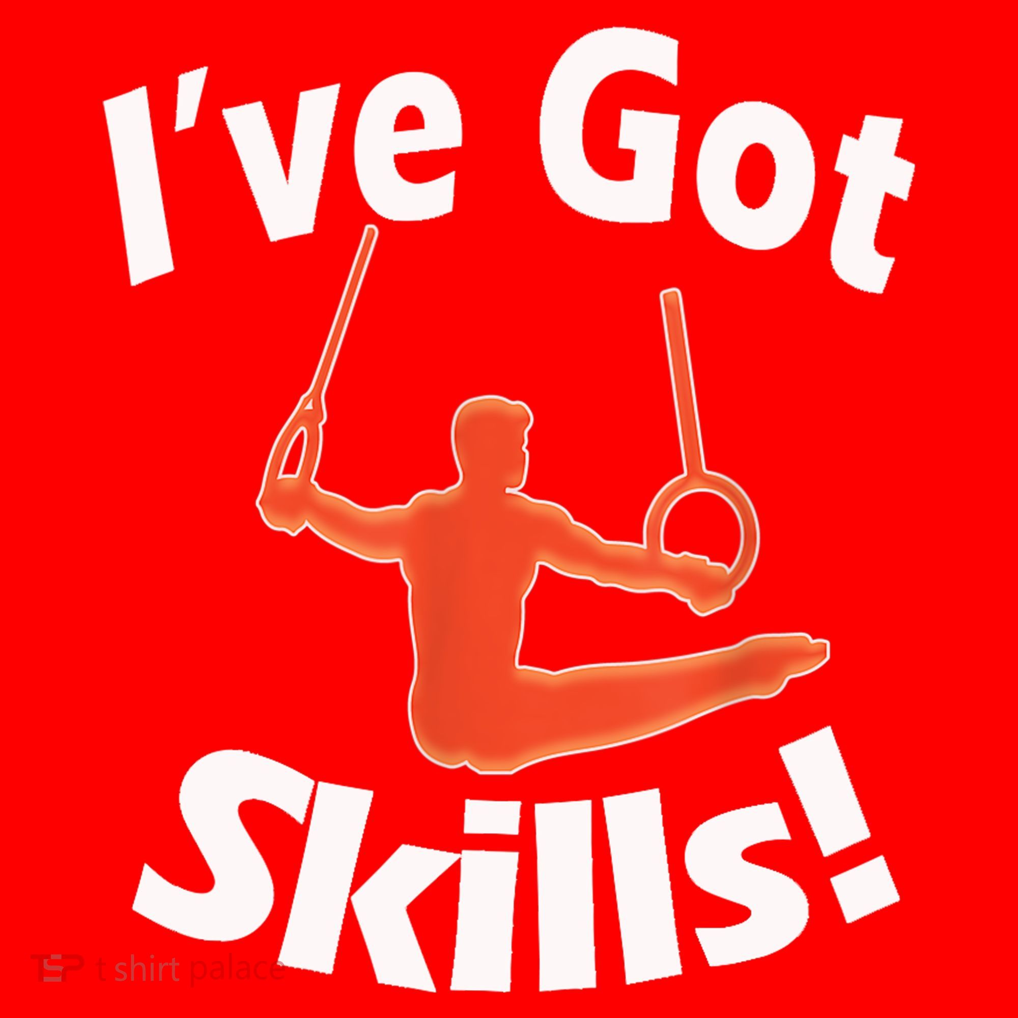 Funny Boys Gymnastics I've Got Skills Gift T Santa Hat