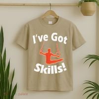 Funny Boys Gymnastics I've Got Skills Gift T T-Shirt thumb 2