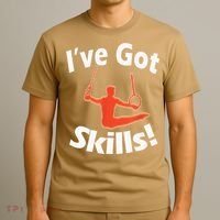 Funny Boys Gymnastics I've Got Skills Gift T T-Shirt thumb 3