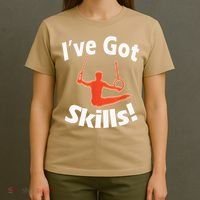 Funny Boys Gymnastics I've Got Skills Gift T T-Shirt thumb 4