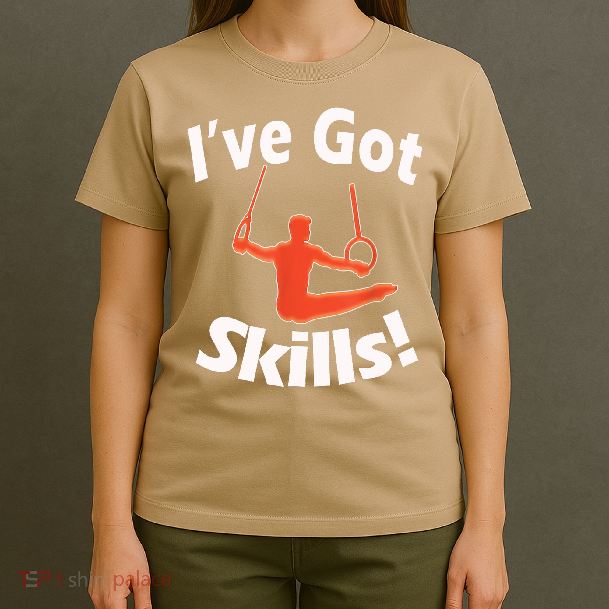 Funny Boys Gymnastics I've Got Skills Gift T T-Shirt