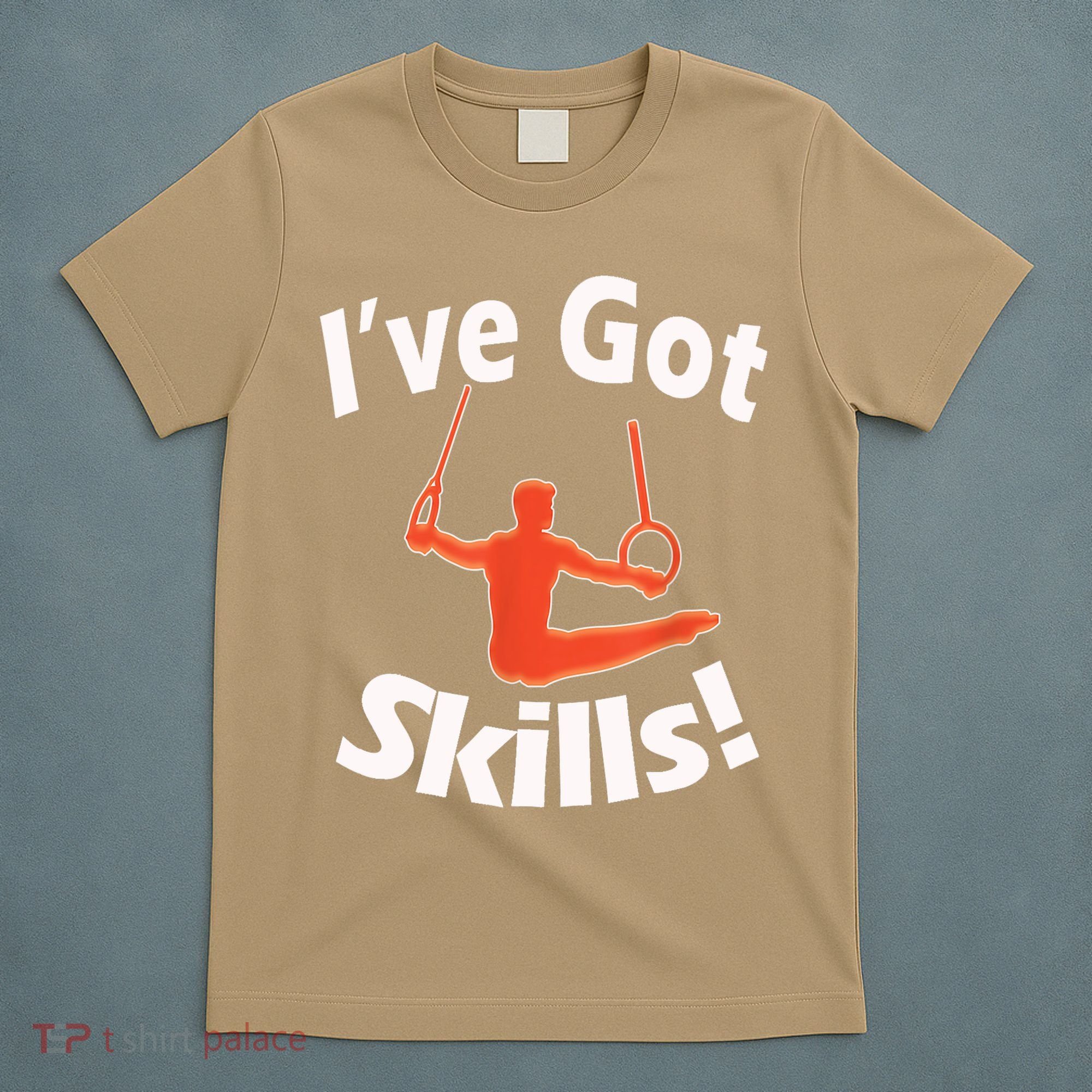 Funny Boys Gymnastics I've Got Skills Gift T T-Shirt