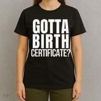 Funny Baseball Gotta Birth Certificate Travel Ball T-Shirt thumb 4