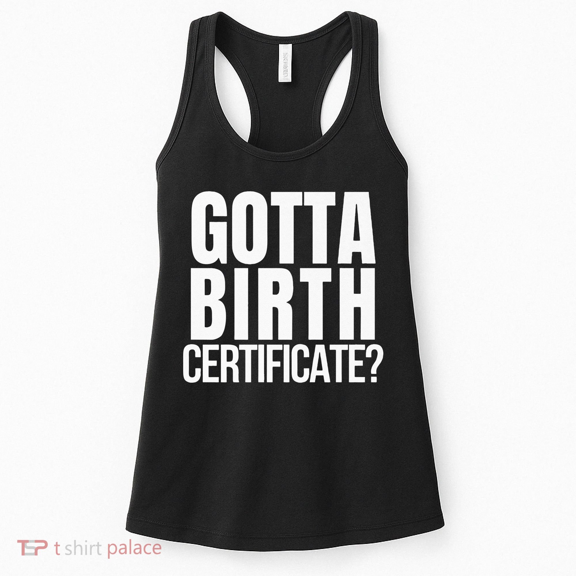 Funny Baseball Gotta Birth Certificate Travel Ball Women's Tank Top