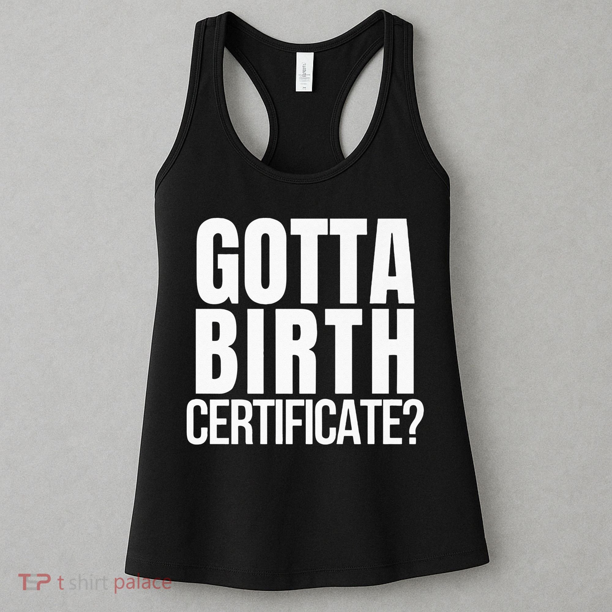 Funny Baseball Gotta Birth Certificate Travel Ball Women's Tank Top