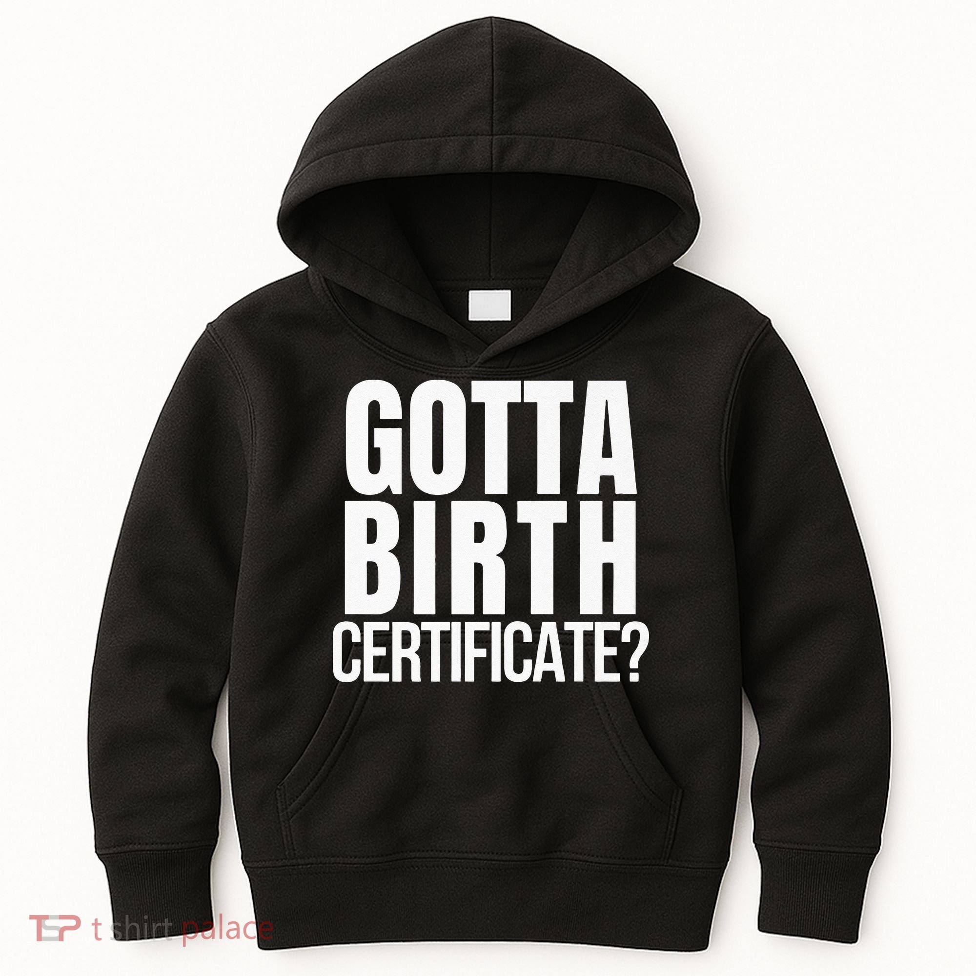 Funny Baseball Gotta Birth Certificate Travel Ball Kids Hoodie
