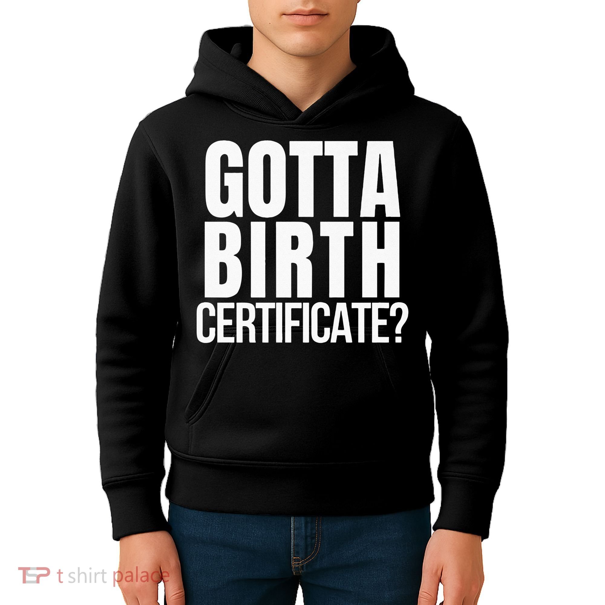 Funny Baseball Gotta Birth Certificate Travel Ball Kids Hoodie