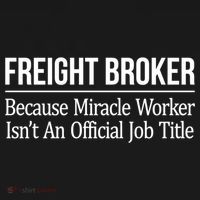 Freight Broker Gift Because Miracle Worker Isn't A Job Title Gift Backpack thumb 2