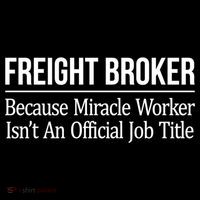 Freight Broker Gift Because Miracle Worker Isn't A Job Title Gift Women's Hoodie thumb 2