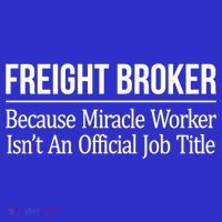 Freight Broker Gift Because Miracle Worker Isn't A Job Title Gift Women's Tank Top thumb 5