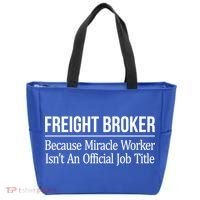 Freight Broker Gift Because Miracle Worker Isn't A Job Title Gift Tote Bag thumb 0